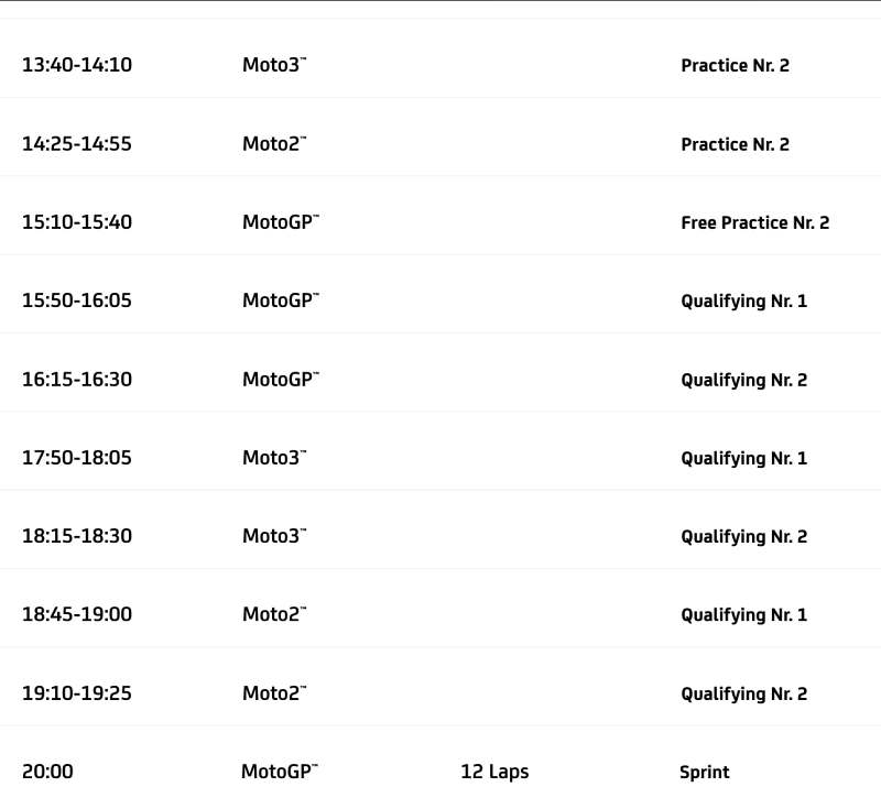 _schedule MotoGP 2024 Round 4 Spain-2