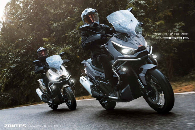 Zontes 350E, Zontes 368G, Zontes 368K, spec compare