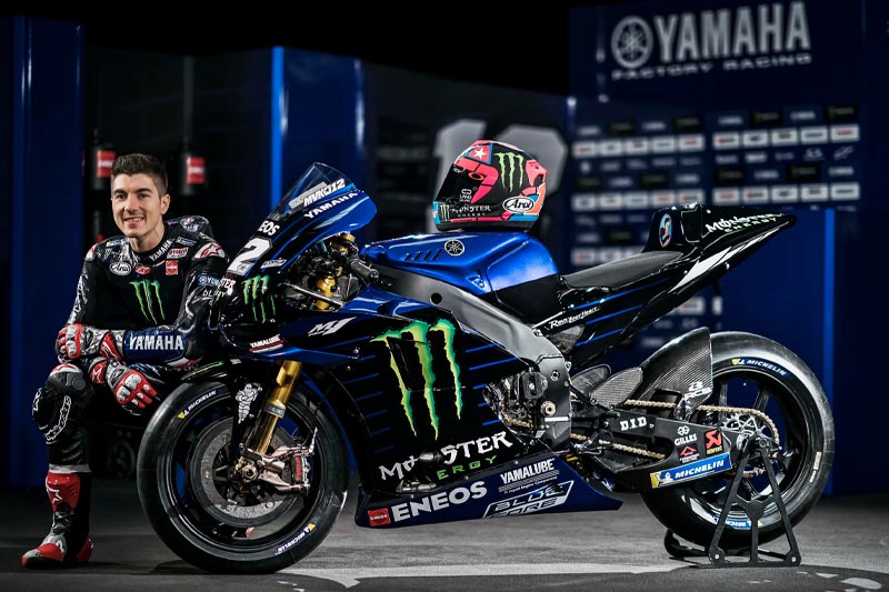 Maverick Vinales with Yamaha YZR-M1 2020
