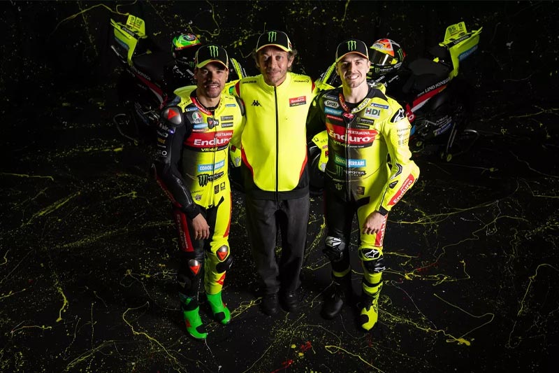 2026 VR46 Racing Team - Franco Morbidelli, Valentino Rossi, Fabio Di Giannantonio